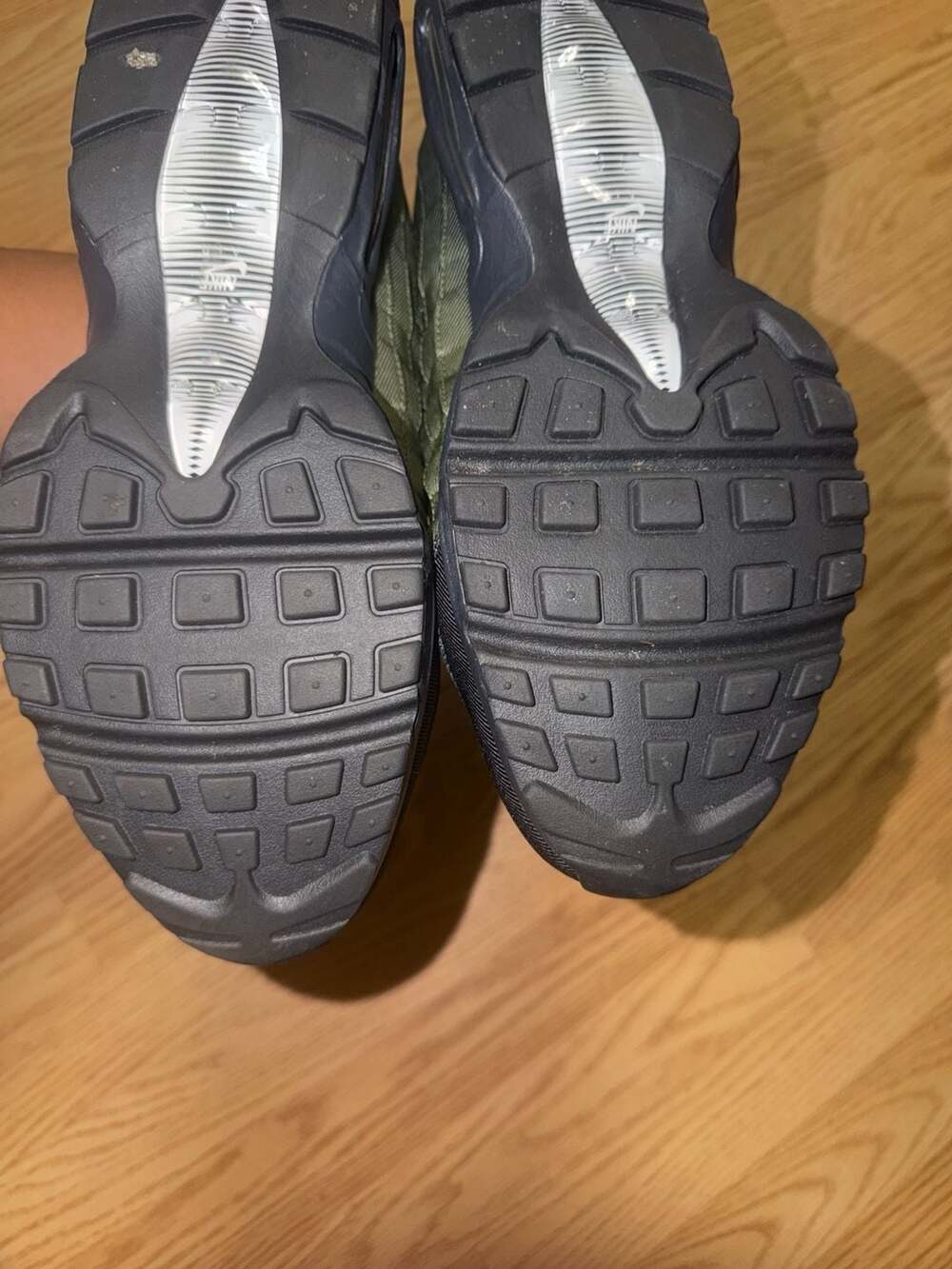 Nike Air Max 95 Dark Green (NIKE BY YOU CUSTOM) SZ 13M ‼️SHIP NEXT DAY‼️NO BOX - Picture 8 of 9